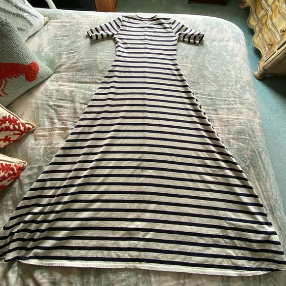NWOT J Crew striped Maxi Dress - Picture 7 of 10